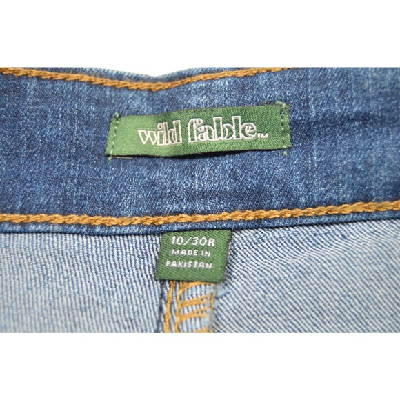 Wild Fable Highest Rise Denim Shorts Women's Juniors Size 10/30R Pre-Owned - Picture 8 of 11